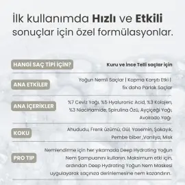 Matsu Deep Hydrating Shampoo - Yoğun Nem Şampuanı 350ml - 3