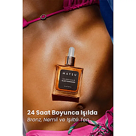 Matsu Golden Hour Glow Bronzer - Işıltılı Bronzlaştırıcı Vücut Yağı 50ml - 4