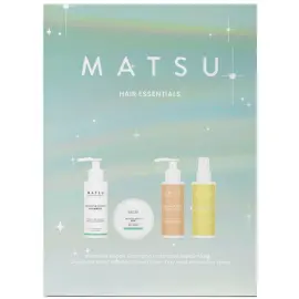 Matsu Hair Essentials - Yavaş Uzayan ve Yıpranmış Saç Bakım Seti - 1