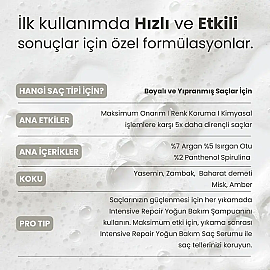 Matsu Intensive Repair Shampoo - Yıpranmış Saç Yoğun Bakım Şampuanı 350ml - 2