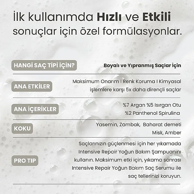 Matsu Intensive Repair Shampoo - Yıpranmış Saç Yoğun Bakım Şampuanı 350ml - 2
