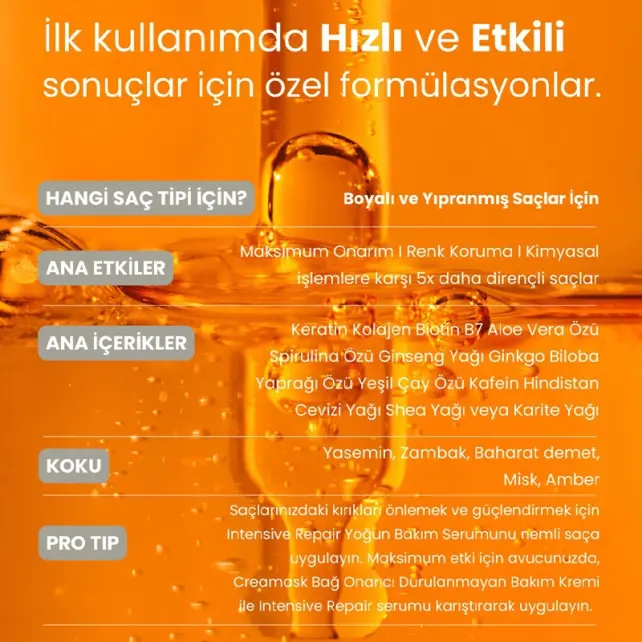 Matsu Intensive Repair - Yoğun Saç Bakım Serumu 50ml - 2