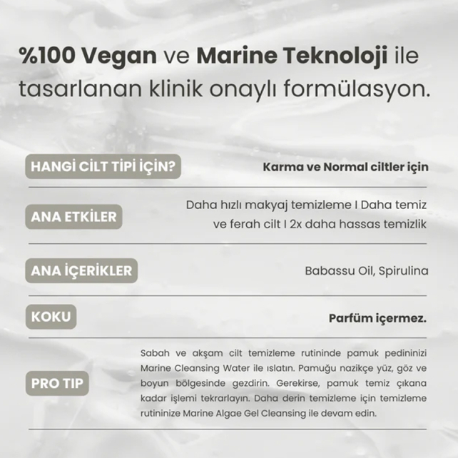 Matsu Marine Algae Micellar Water - Yüz Temizleme Suyu 250ml - 4