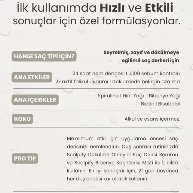 Matsu Rosemary Scalpify - Şampuan Öncesi Saç Derisi Yağı 50ml - 3