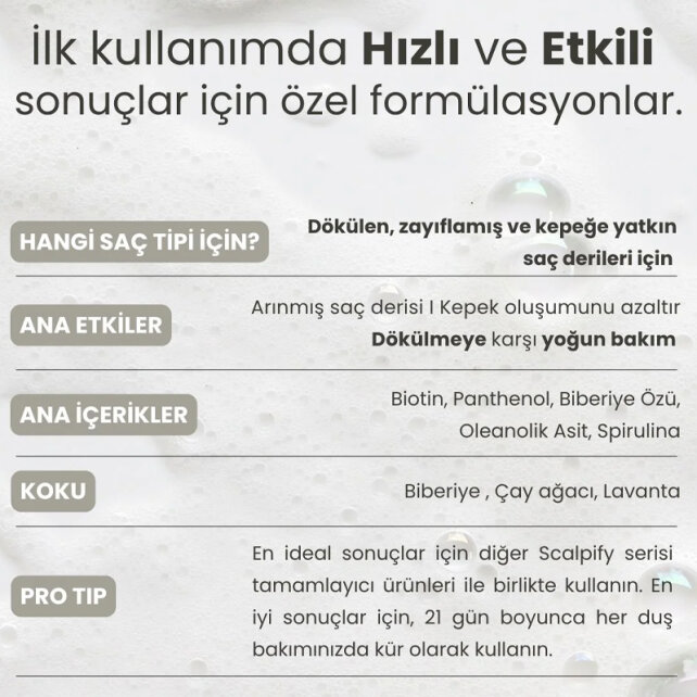 Matsu Rosemary Scalpify Shampoo - Dökülme Karşıtı Biberiye Bakım Şampuanı 350ml - 3