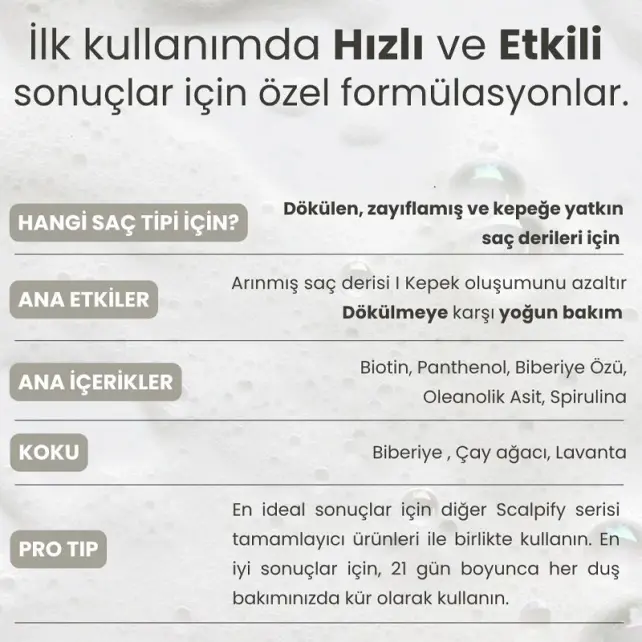 Matsu Rosemary Scalpify Shampoo - Dökülme Karşıtı Biberiye Bakım Şampuanı 350ml - 3