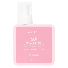 Matsu Solar Glow 50+SPF Renkli Güneş Kremi 100ml - Matsu