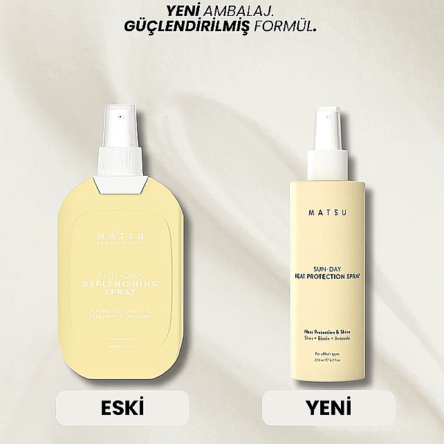 Matsu Sun Day Replenish Spray - Isıya Karşı Koruyucu Saç Bakım Spreyi 200ml - 2