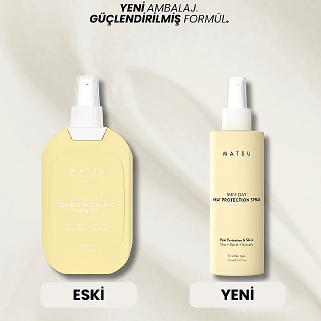 Matsu Sun Day Replenish Spray - Isıya Karşı Koruyucu Saç Bakım Spreyi 200ml - 2