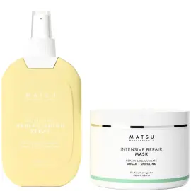 Matsu Sun Day Sprey 200ml & Intensive Repair Mask 350ml Saç Bakım Seti - 1