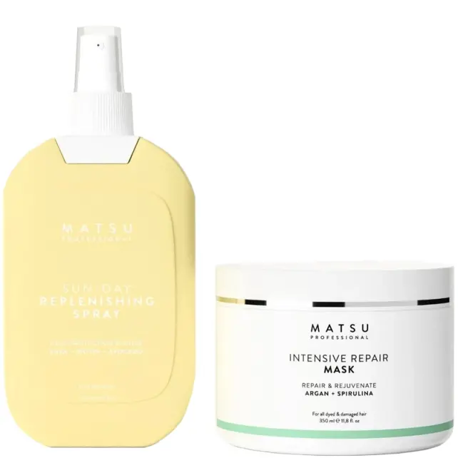 Matsu Sun Day Sprey 200ml & Intensive Repair Mask 350ml Saç Bakım Seti - 1