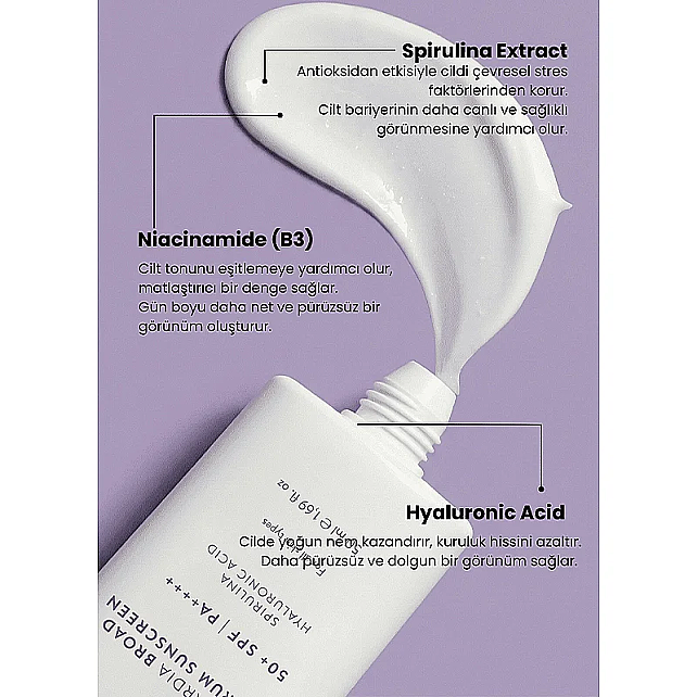 Matsu Sunguardia Broad Spectrum SPF 50+ Güneş Koruyucu 100ml - 3
