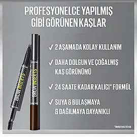 Maybelline Brow Insert - Çift Uçlu Kaş Kalemi No: 04 Medium Brown - 5
