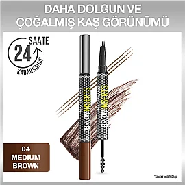 Maybelline Brow Insert - Çift Uçlu Kaş Kalemi No: 04 Medium Brown - 7