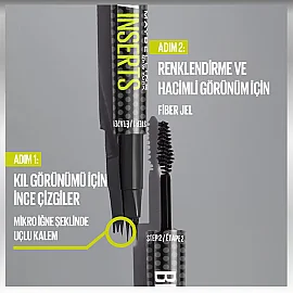 Maybelline Brow Insert - Çift Uçlu Kaş Kalemi No: 05 Deep Brown - 6