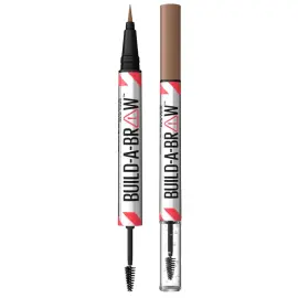 Maybelline Bulid-A-Brow 2 In 1 Brow Pen - Kaş Kalemi No: 255 Soft Brown - Maybelline
