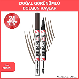 Maybelline Bulid-A-Brow 2 In 1 Brow Pen - Kaş Kalemi No: 259 Ash Brown - 3
