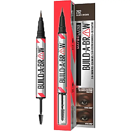 Maybelline Bulid-A-Brow 2 In 1 Brow Pen - Kaş Kalemi No: 262 Black Brown - 2