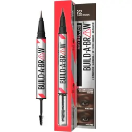 Maybelline Bulid-A-Brow 2 In 1 Brow Pen - Kaş Kalemi No: 262 Black Brown - 2