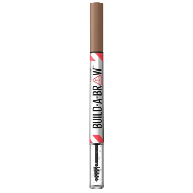 Maybelline Bulid-A-Brow 2In 1 Brow Pen - Kaş Kalemi No: 255 Soft Brown - 2
