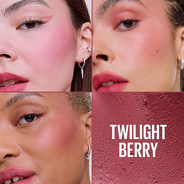 Maybelline Cloudtopia Cheek Lip Mousse - Köpük Dokulu Mat Allık No: 01 Twilight Berry - 4