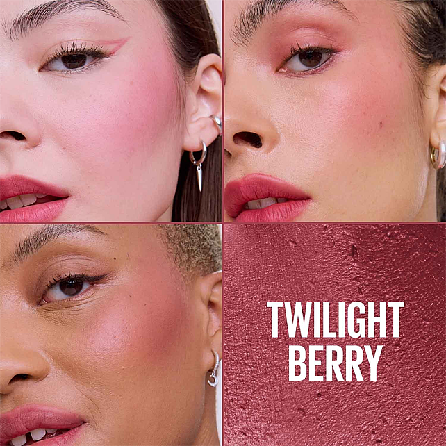 Maybelline Cloudtopia Cheek Lip Mousse - Köpük Dokulu Mat Allık No: 01 Twilight Berry - 4