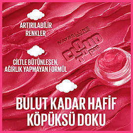 Maybelline Cloudtopia Cheek Lip Mousse - Köpük Dokulu Mat Allık No: 01 Twilight Berry - 6