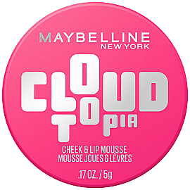 Maybelline Cloudtopia Cheek Lip Mousse - Köpük Dokulu Mat Allık No: 04 Pink Daydream - Maybelline