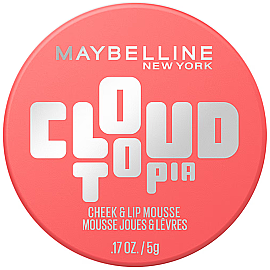 Maybelline Cloudtopia Cheek Lip Mousse - Köpük Dokulu Mat Allık No: 05 Coral Illusion - Maybelline
