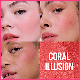 Maybelline Cloudtopia Cheek Lip Mousse - Köpük Dokulu Mat Allık No: 05 Coral Illusion - 4