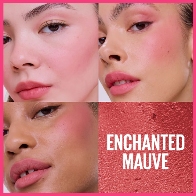 Maybelline Cloudtopia Cheek Lip Mousse - Köpük Dokulu Mat Allık No: 08 Enchanted Mauve - 3