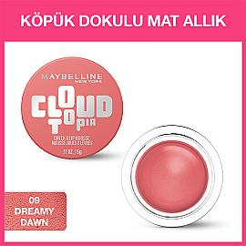 Maybelline Cloudtopia Cheek Lip Mousse - Köpük Dokulu Mat Allık No: 09 Dreamy Dawn - 6