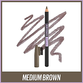 Maybelline Express Brow Shaping Pencil - Kaş Kalemi No: 04 Medium Brown - 2