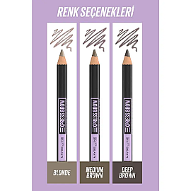 Maybelline Express Brow Shaping Pencil - Kaş Kalemi No: 04 Medium Brown - 3