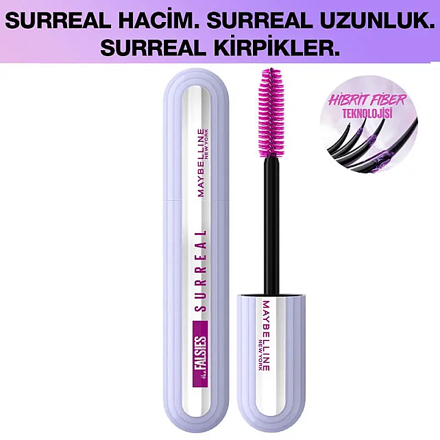 Maybelline Falsies Surreal - Maskara Black/Siyah - 2