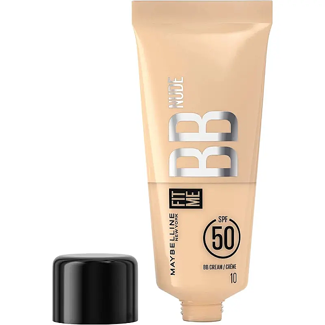 Maybelline Fit Me BB Cream SPF 50+ Renkli Nemlendirici No: 10 30ml - 2