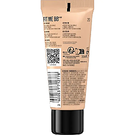 Maybelline Fit Me BB Cream SPF 50+ Renkli Nemlendirici No: 20 30ml - 3