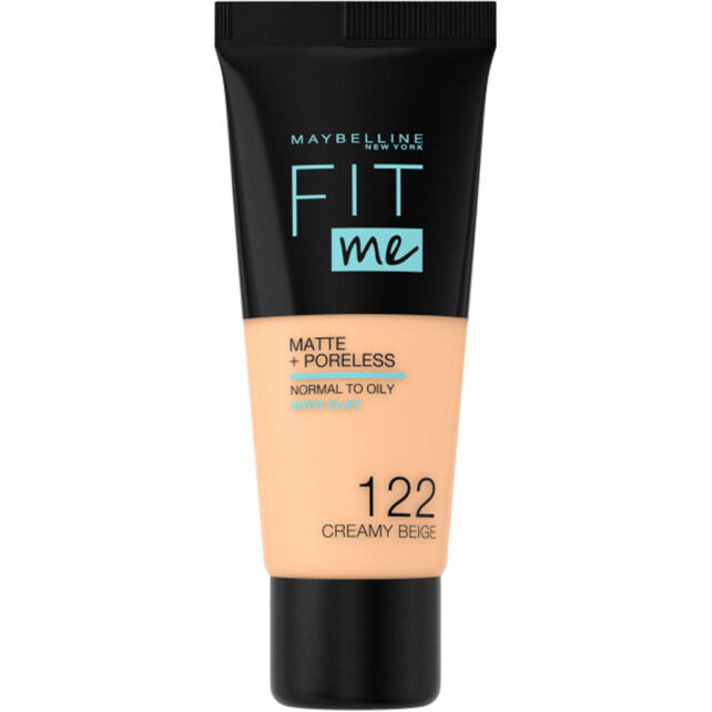 Maybelline Fit Me Matte Poreless - Mat Fondöten No: 122 Creamy Beige 30ml Maybelline Fit Me Matte Poreless - Mat Fondöten No: 122 Creamy Beige 30ml