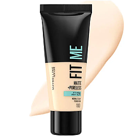 Maybelline Fit Me Matte Poreless - Mat Fondöten No: 100 Warm Ivory - Maybelline
