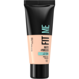 Maybelline Fit Me Matte Poreless - Mat Fondöten No: 102 Fair Ivory 30ml - Maybelline