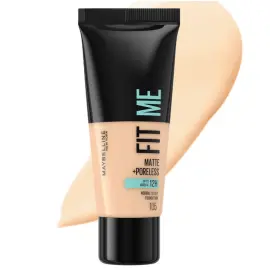 Maybelline Fit Me Matte Poreless - Mat Fondöten No: 105 Natural Ivory 30ml - 1