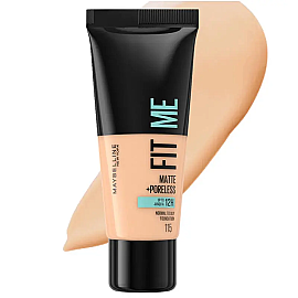 Maybelline Fit Me Matte Poreless - Mat Fondöten No: 115 Ivory Tube 30ml - 1