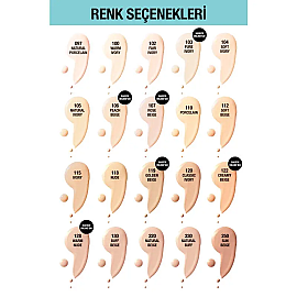 Maybelline Fit Me Matte Poreless - Mat Fondöten No: 115 Ivory Tube 30ml - 3