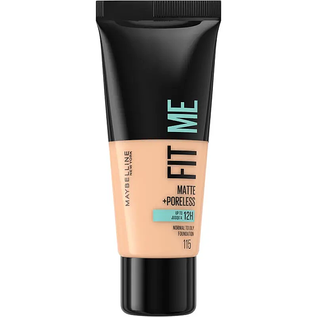 Maybelline Fit Me Matte Poreless - Mat Fondöten No: 115 Ivory Tube 30ml - 4