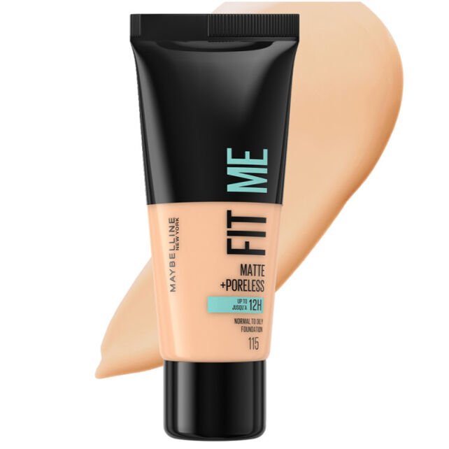 Maybelline Fit Me Matte Poreless - Mat Fondöten No: 115 Ivory Tube 30ml - 1