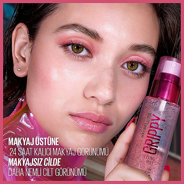 Maybelline Grippy Setting Mist - Makyaj Sabitleyici Sprey 100ml - 6