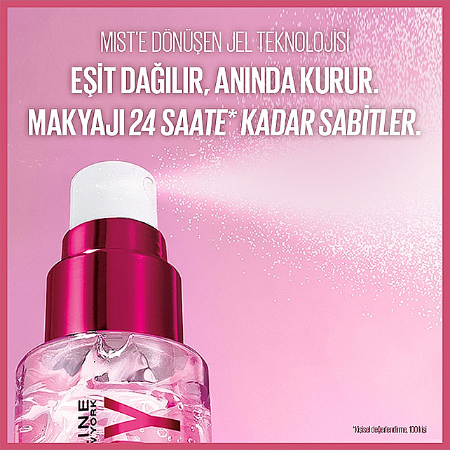 Maybelline Grippy Setting Mist - Makyaj Sabitleyici Sprey 100ml - 7