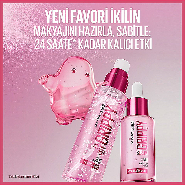 Maybelline Grippy Setting Mist - Makyaj Sabitleyici Sprey 100ml - 9