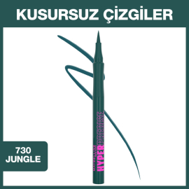 Maybelline Hyperprecise All Day Eyeliner No: 730 Jungle Green - 2