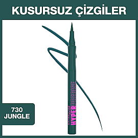 Maybelline Hyperprecise All Day Eyeliner No: 730 Jungle Green - 2